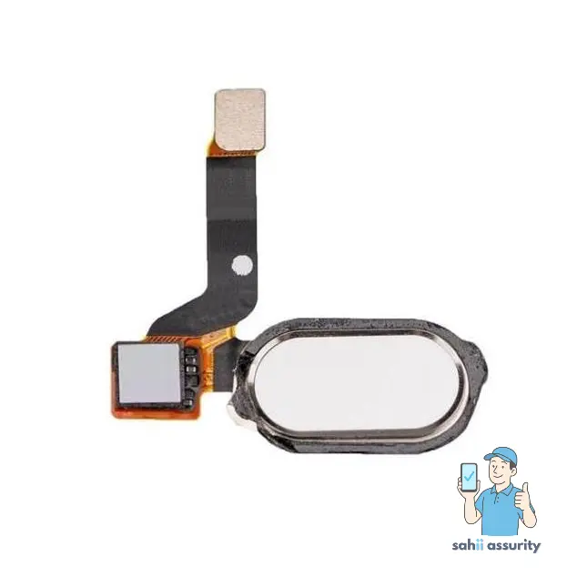 Fingerprint Sensor with Flex Cable for OnePlus 3 White thumbnail